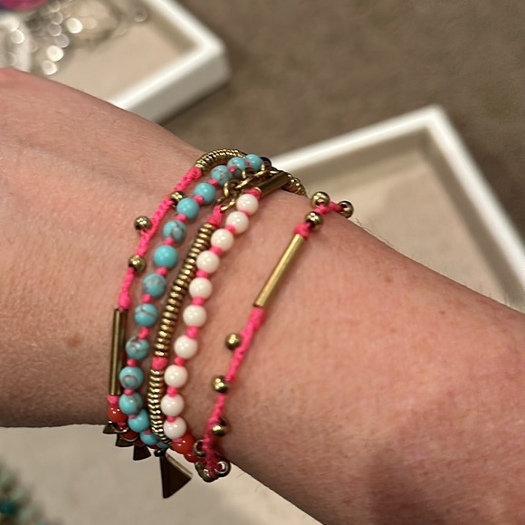 Stella & Dot Reina necklace/bracelet  2 in 1 - Picture 2 of 3